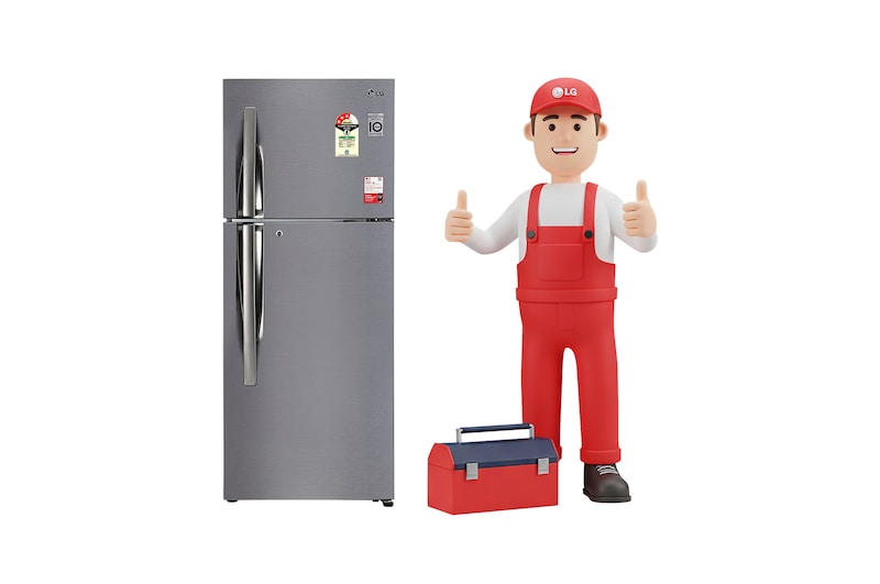 Front view of Frost Free Refrigerator 1 time cleaning service ILERF12C250700005